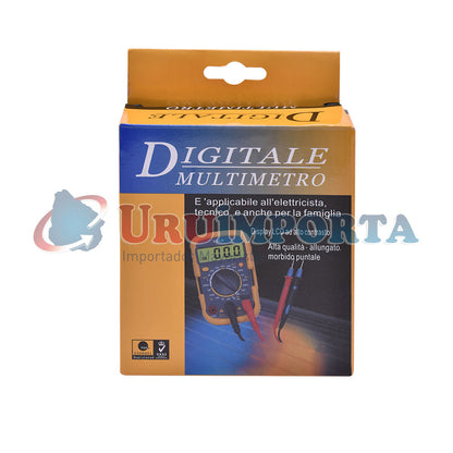 TESTER DIGITAL CHICO C/LUZ FORRADO EN GOMA LH-125