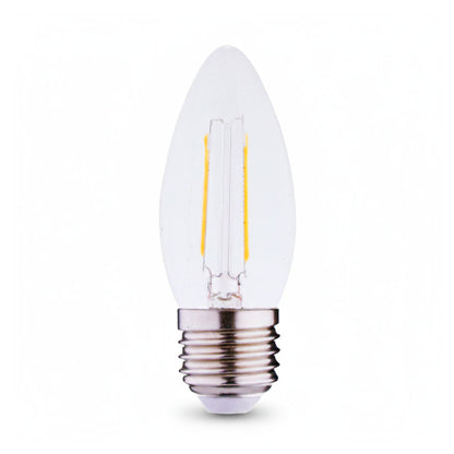LAMPARA TIPO VELA 2W E27 FILAMENTO LED LIFE LH2003