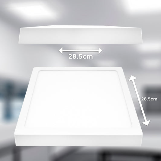 PLAFON 24W CUADRADO LUZ CALIDA LED LIFE LH-1776