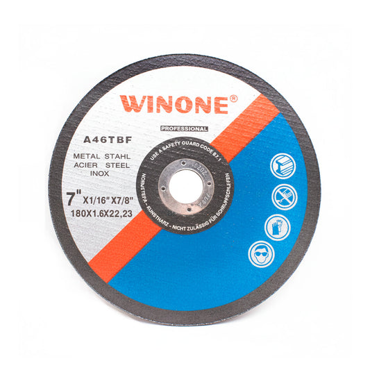 DISCO CORTE METAL 7  1.6MM WINONE LH-974