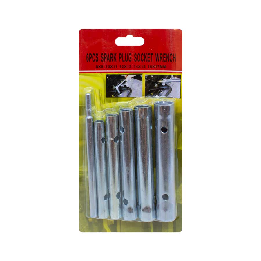 LLAVE SACA BUJIAS 6PZ 8-17MM LH-906