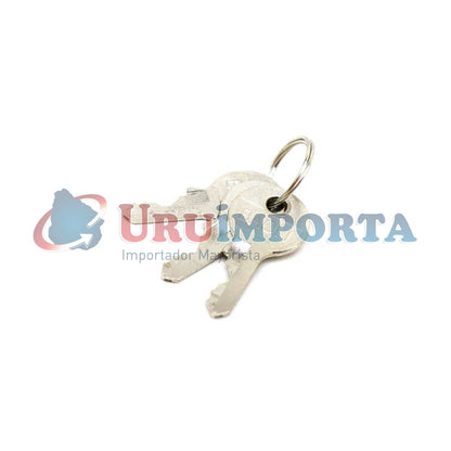 CANDADO BRONCEADO EN BLISTERS 40MM BAOLI LH-1274