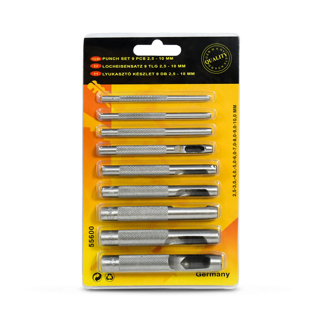 SACABOCADO MILIMETRICO 9PZ  2.5 A 10MM LH-922