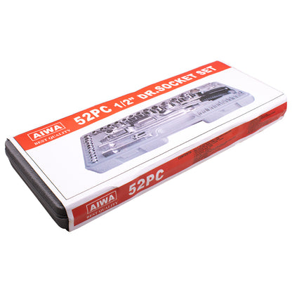 JUEGO DE DADO 1/2”-1/4” 52PZ 4-32M AIWA LH-407