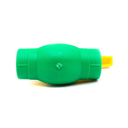 LLAVE DE PASO TERMOFUSION PLASTICA AMARILLA LH1038