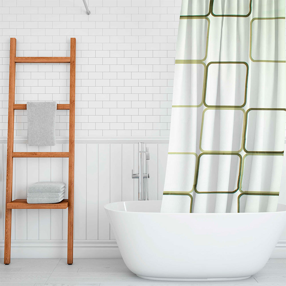 CORTINA PARA BAÑO ESTAMPADA 1.80M X 180CM LH-837