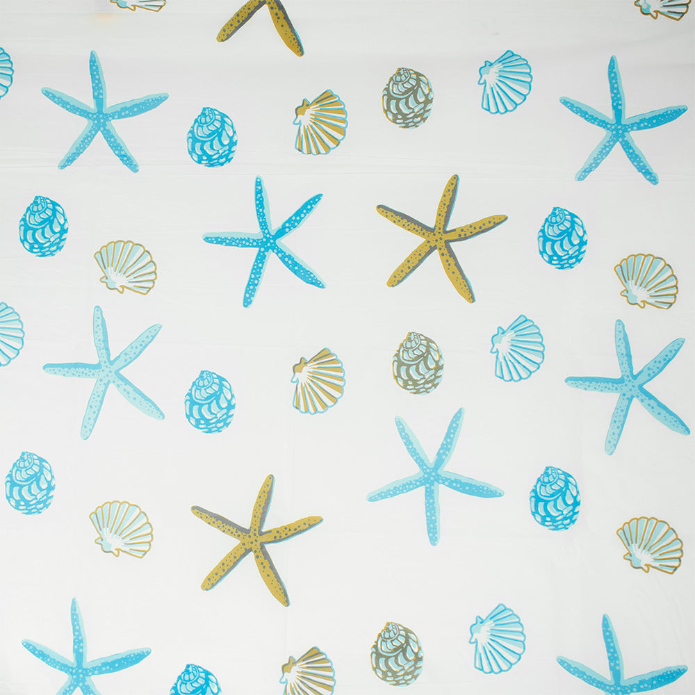 CORTINA PARA BAÑO ESTAMPADA 1.80M X 180CM LH-837