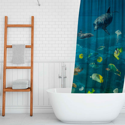 CORTINA PARA BAÑO ESTAMPADA 1.80M X 180CM LH-837