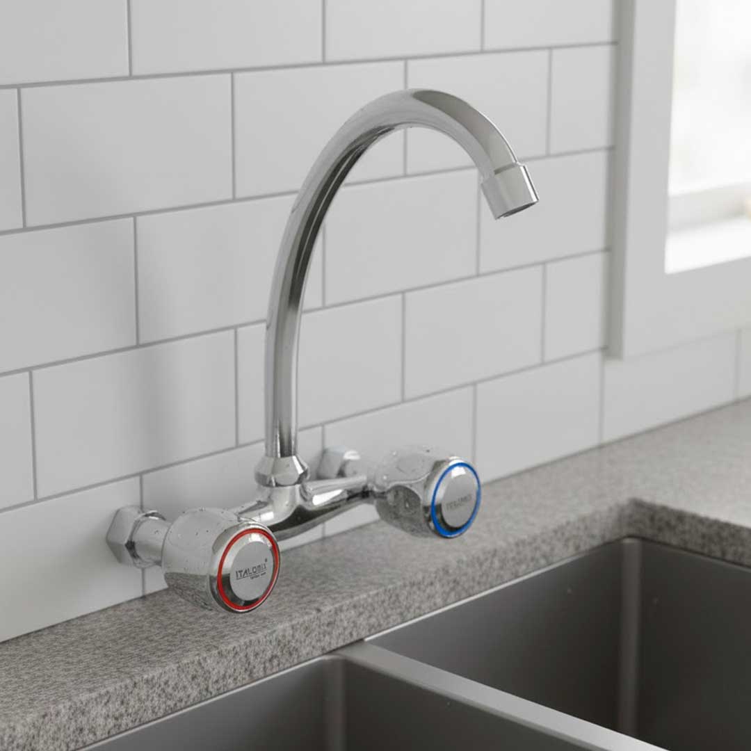 GRIFO DOBLE COMANDO 15CM PARED ITALOMIX LH-830