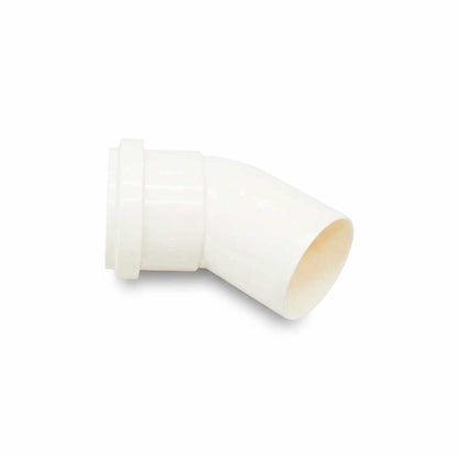 CODO 45 GRADOS 50MM BLANCO DE PVC KRONA K-612
