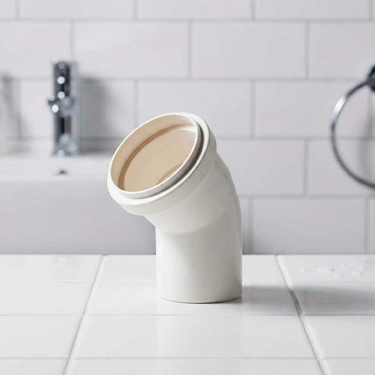 CODO 45 GRADOS 50MM BLANCO DE PVC KRONA K-612