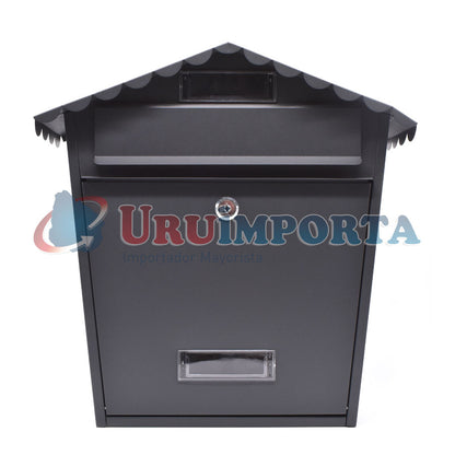 BUZONERA METALICA TIPO CASA TRIANGULAR LH-1317