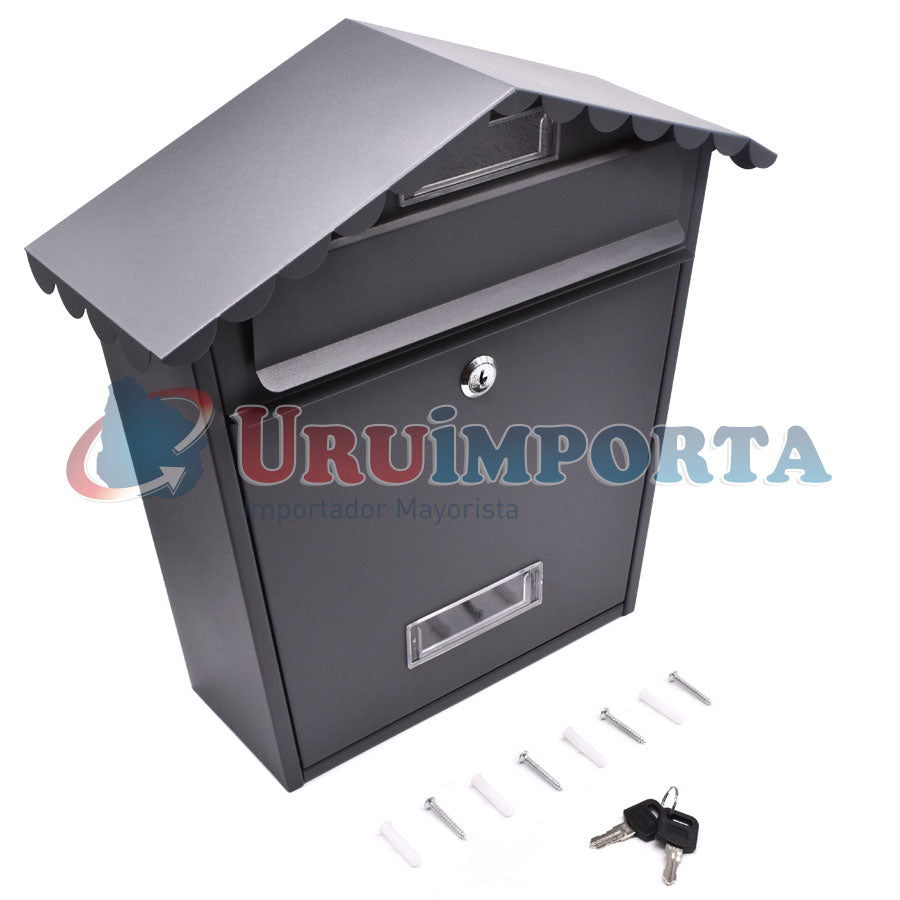 BUZONERA METALICA TIPO CASA TRIANGULAR LH-1317