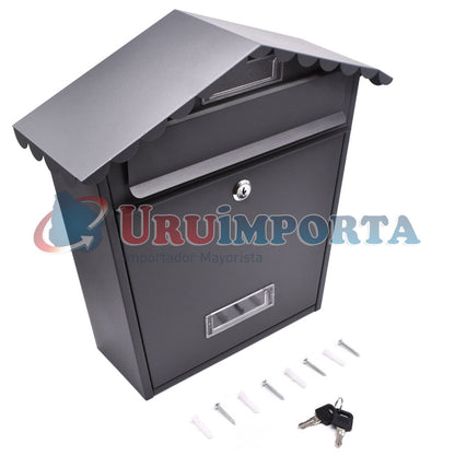 BUZONERA METALICA TIPO CASA TRIANGULAR LH-1317