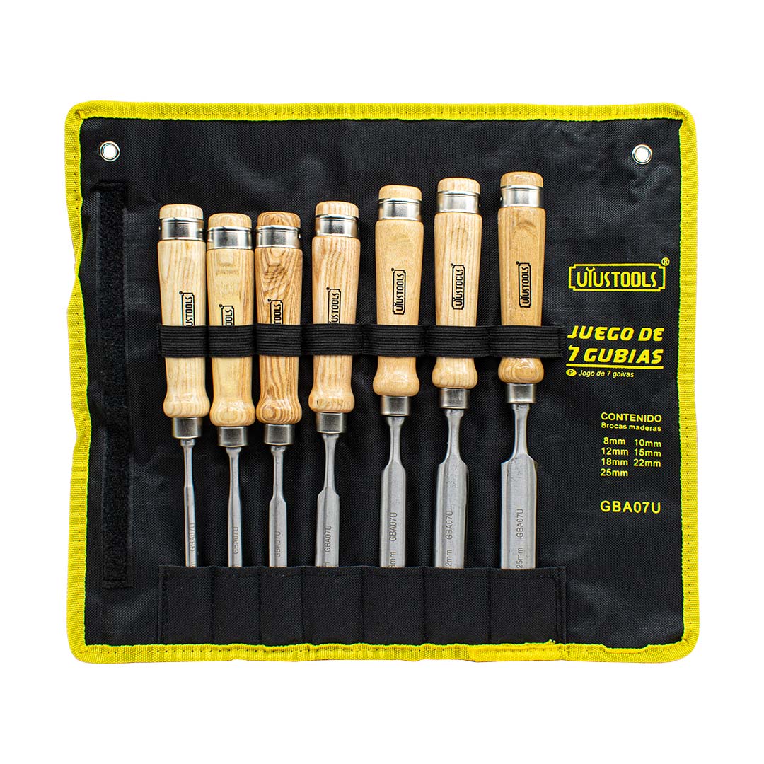 GUBIA 7PZ 8-10-12-15-18-22- 25MM UYUSTOOLS GBA07U