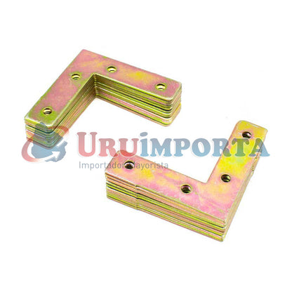 ESCUADRA ESQUINA PLANA 24 UNIDADES 63X63MM ECE163
