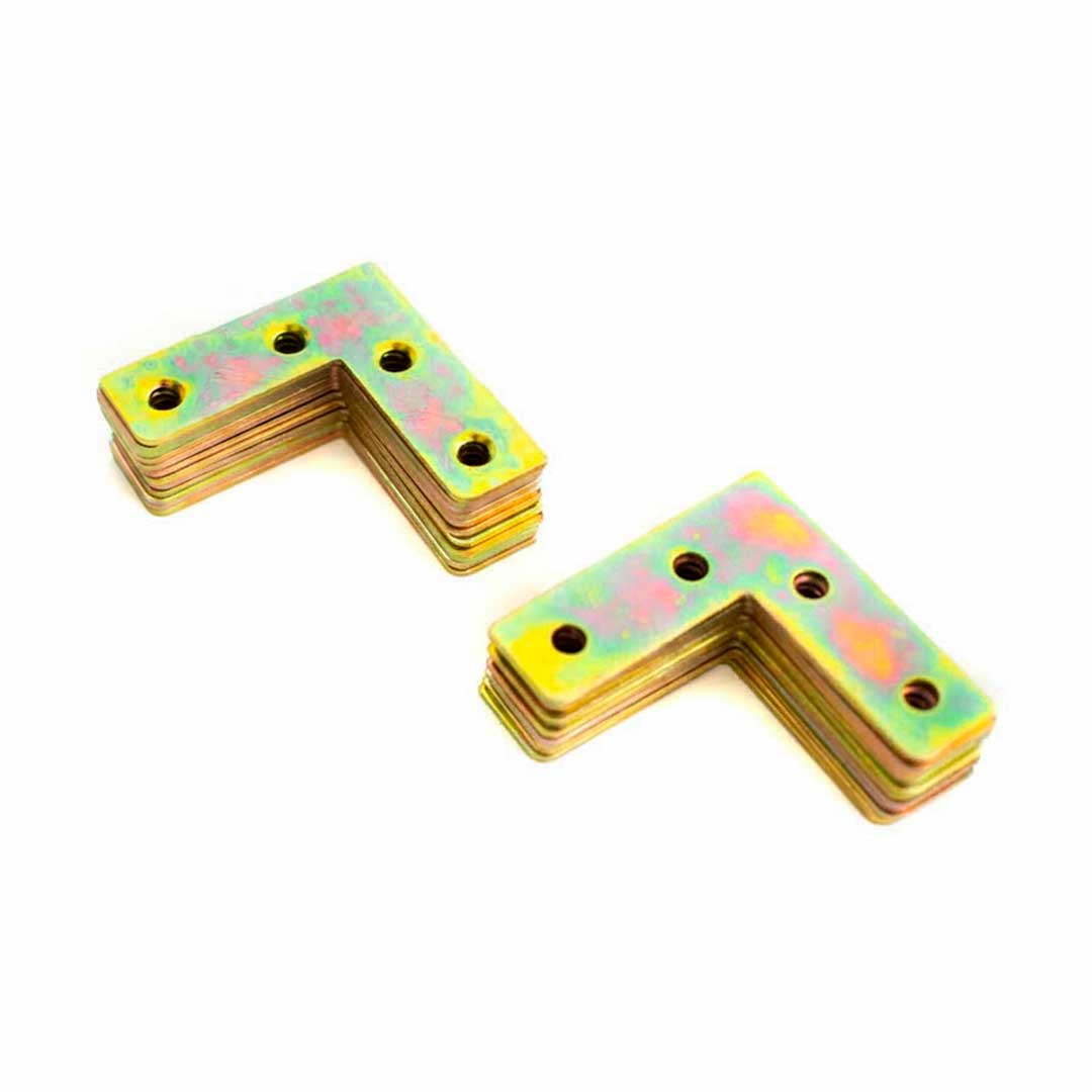 ESCUADRA ESQUINA PLANA 24 UNIDADES 50X50MM ECE150