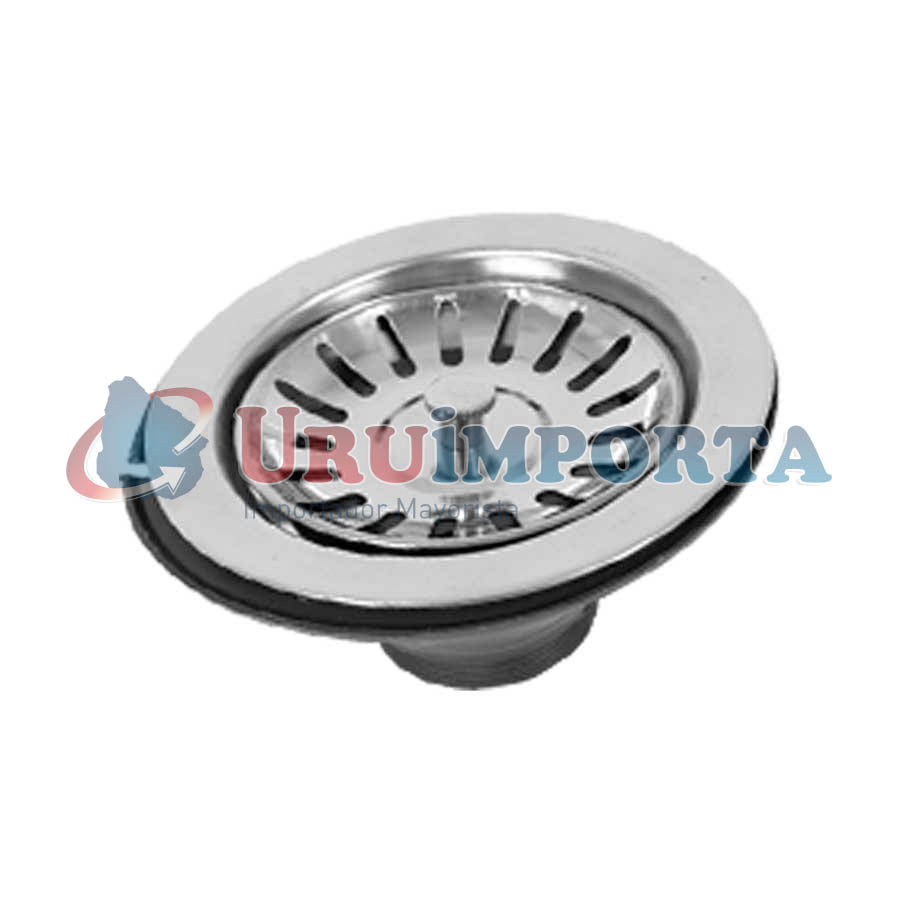 PILETA ACERO INOXID 100X50 CM C/VALVULA CM LH-2883