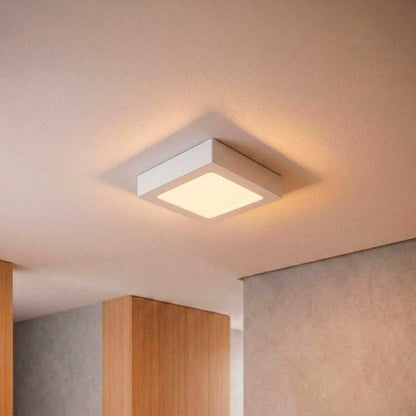 PLAFON 6W CUADRADO LUZ CALIDA LED LIFE LH-1770