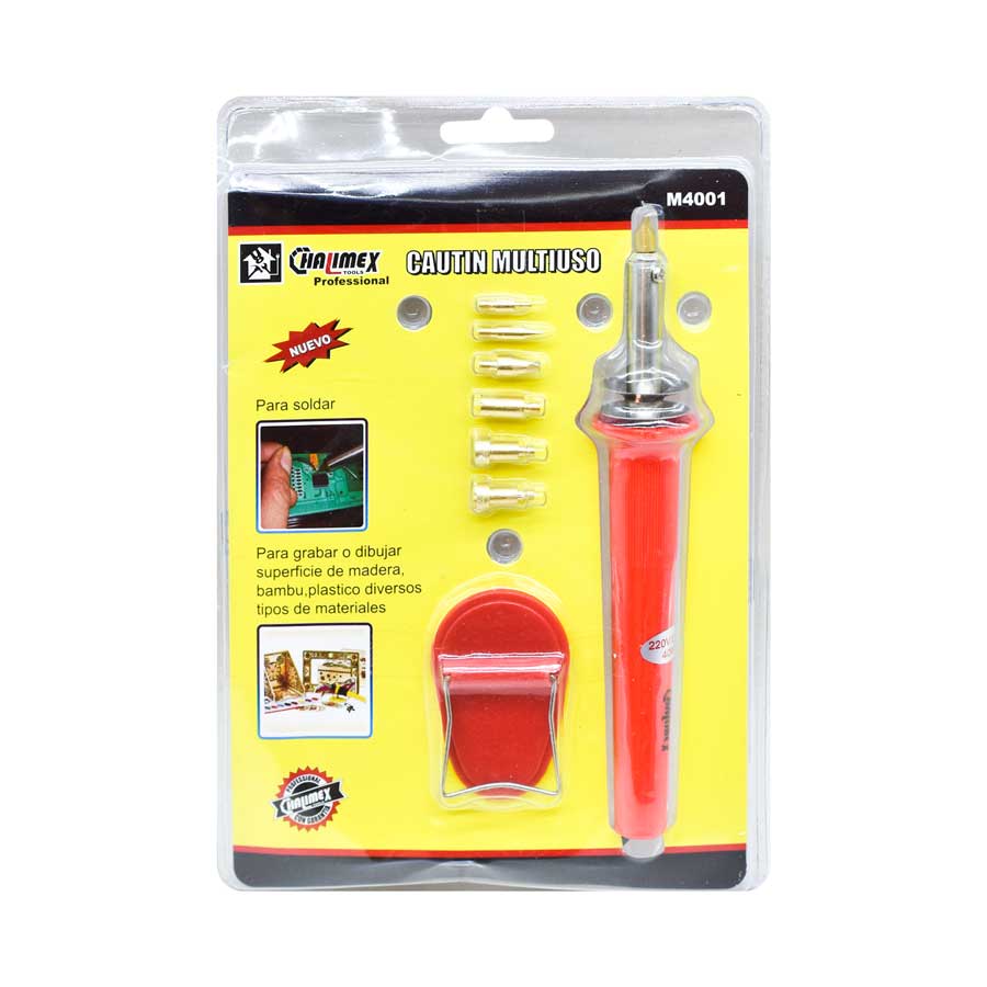 PIROGRABADOR  Y SOLDADOR  40W CHALIMEX M4001