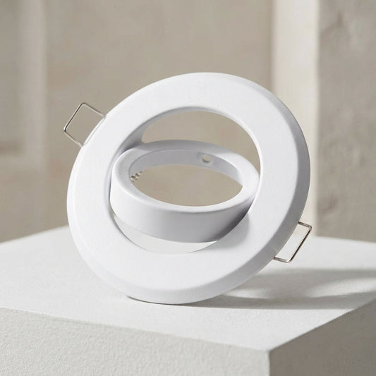ARO P/DICROICA BLANCO METALICO ARTICULADO  LH-2082