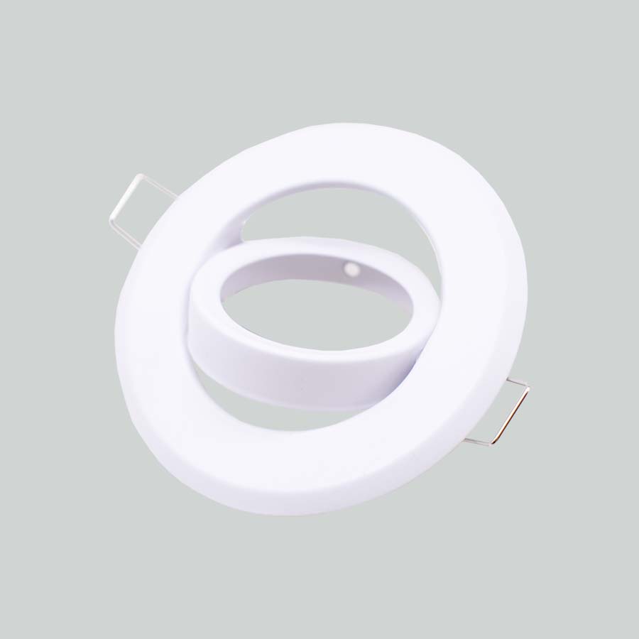 ARO P/DICROICA BLANCO METALICO ARTICULADO  LH-2082