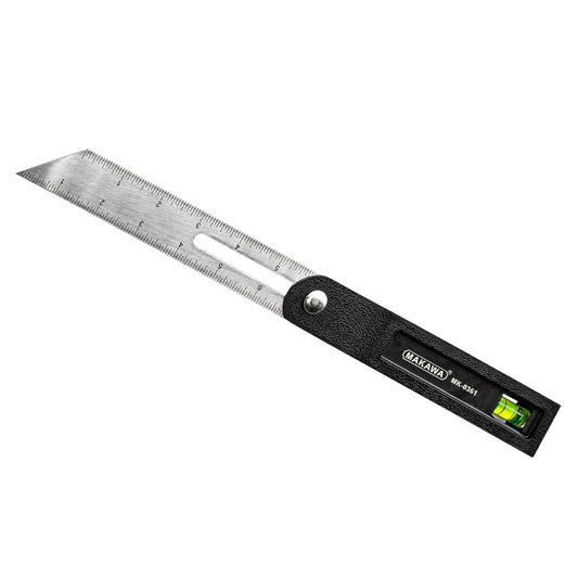 ESCUADRA FALSA 18CM CON NIVEL MAKAWA MK-0361