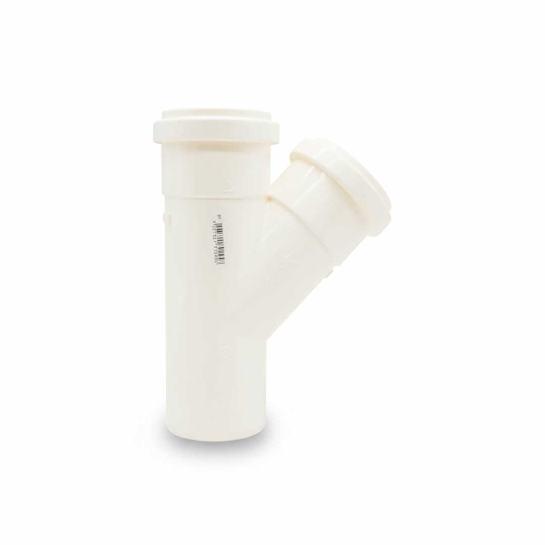 RAMAL 45 GRADOS 40MM BLANCO DE PVC KRONA K-626