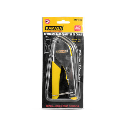 PINZA P/CONECTAR COAXIAL RG-59 RG6 KAMASA KM-1366
