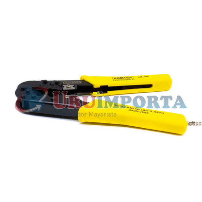 PINZA P/ TELEFONO 7.3 RJ45 RJ12 RJ11 KAMASA KM-049