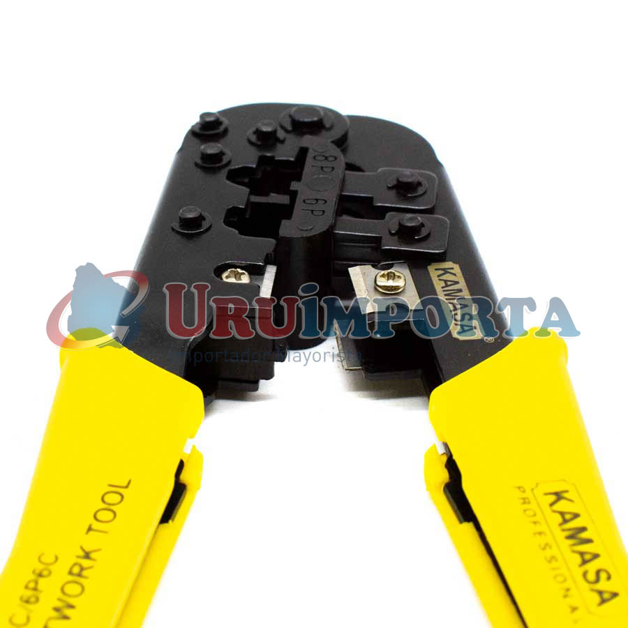 PINZA P/ TELEFONO 7.3 RJ45 RJ12 RJ11 KAMASA KM-049