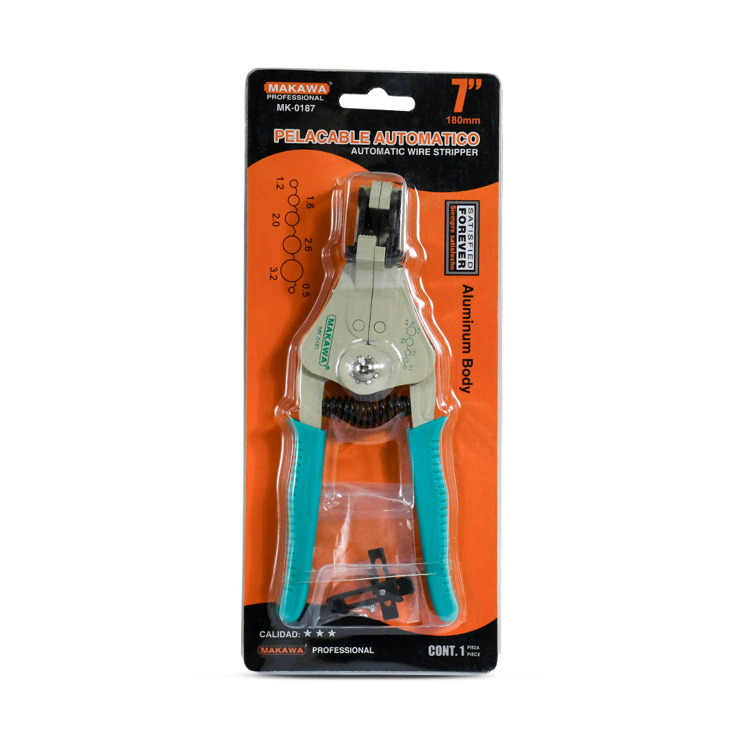 PINZA PELACABLE 7″ AUTOMATICO MAKAWA MK-0187