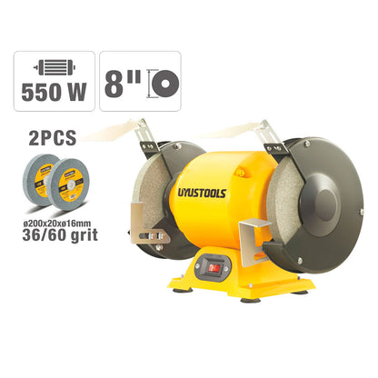 AMOLADORA DE BANCO 8″ 500W UYUSTOOLS EMA08U