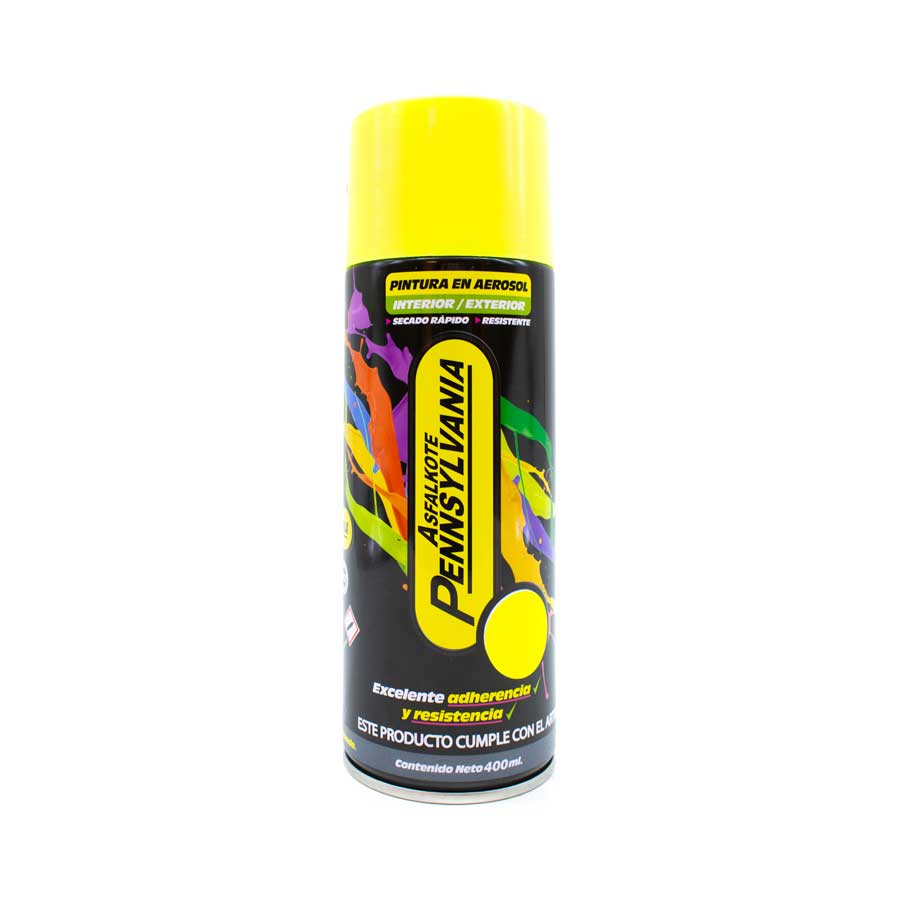 PINTURA EN AEROSOL 400ML FLUO AMARILLO PENNSYLVA