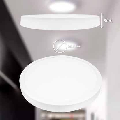 PLAFON 24W REDONDO LUZ CALIDA LED LIFE LH-1784