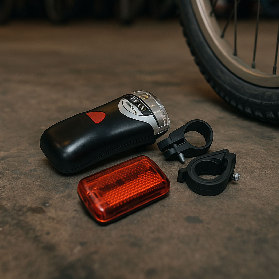 FAROL DELANTERO P/BICI Y DESTELLANTE HB-302 LH1426