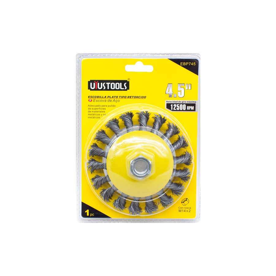 CEPILLO 4.5″ PLANO DE ACERO P/AMOLADORA UYU EBP745