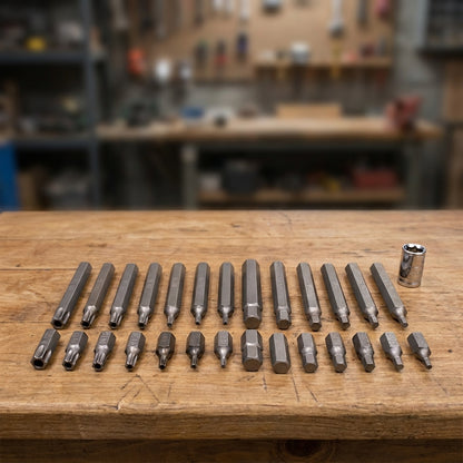 PUNTAS TORX 54PZ EN CAJA METALICA LH-1977