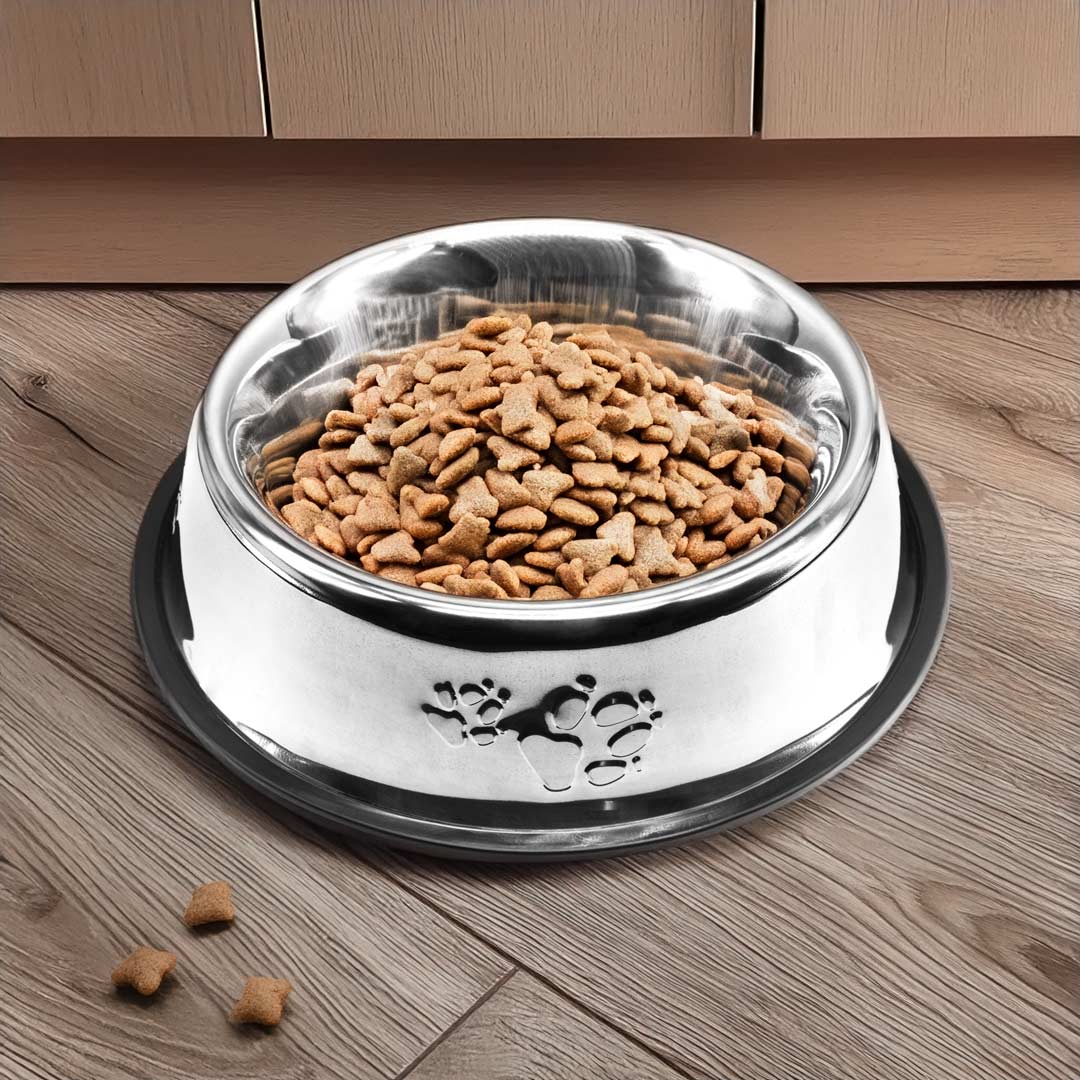 PLATO 22CM ACERO INOXIDABLE PARA MASCOTAS LH-1101