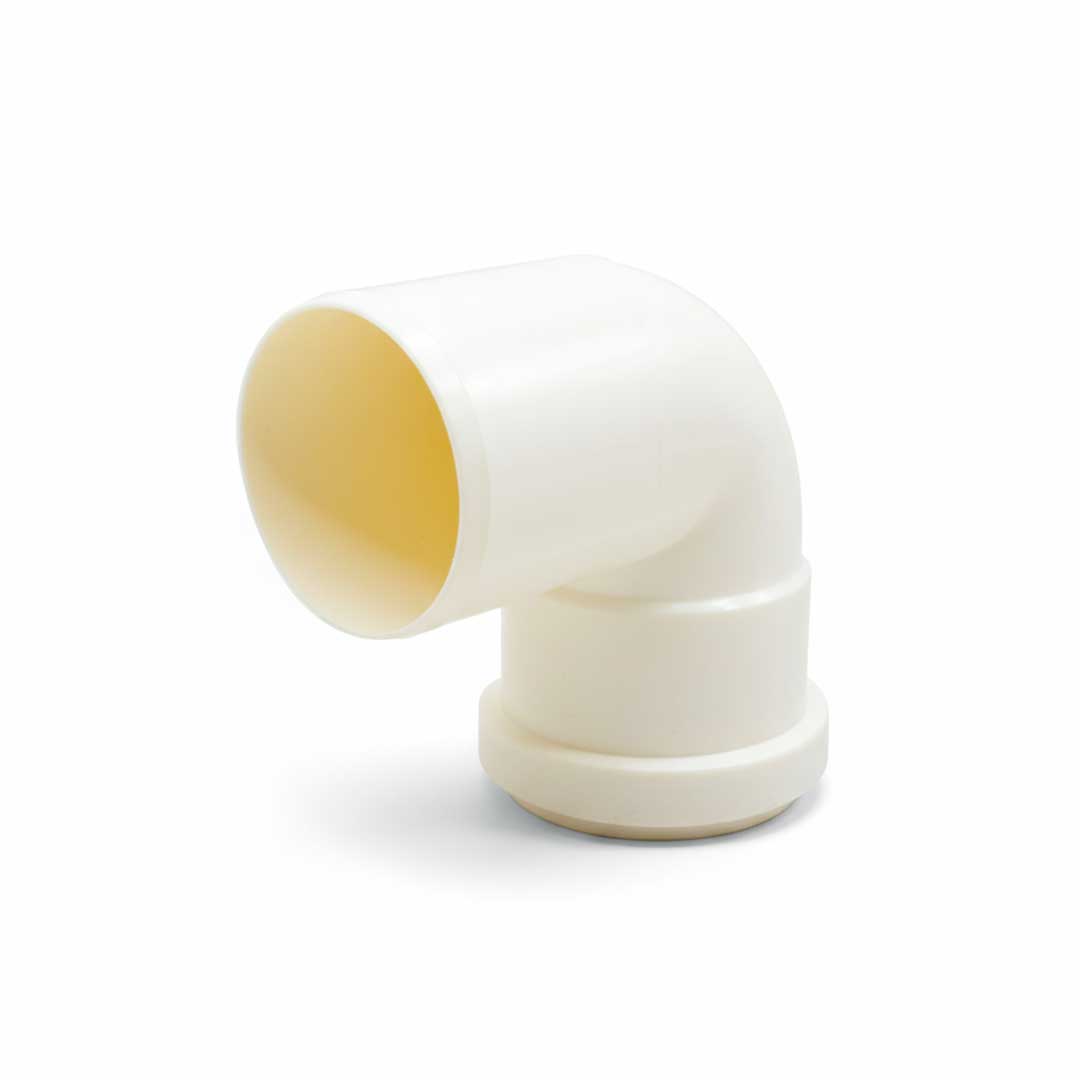 CODO 90 GRADOS 50MM BLANCO DE PVC KRONA K-617