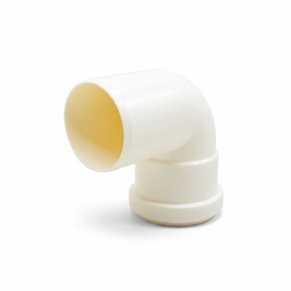 CODO 90 GRADOS 50MM BLANCO DE PVC KRONA K-617