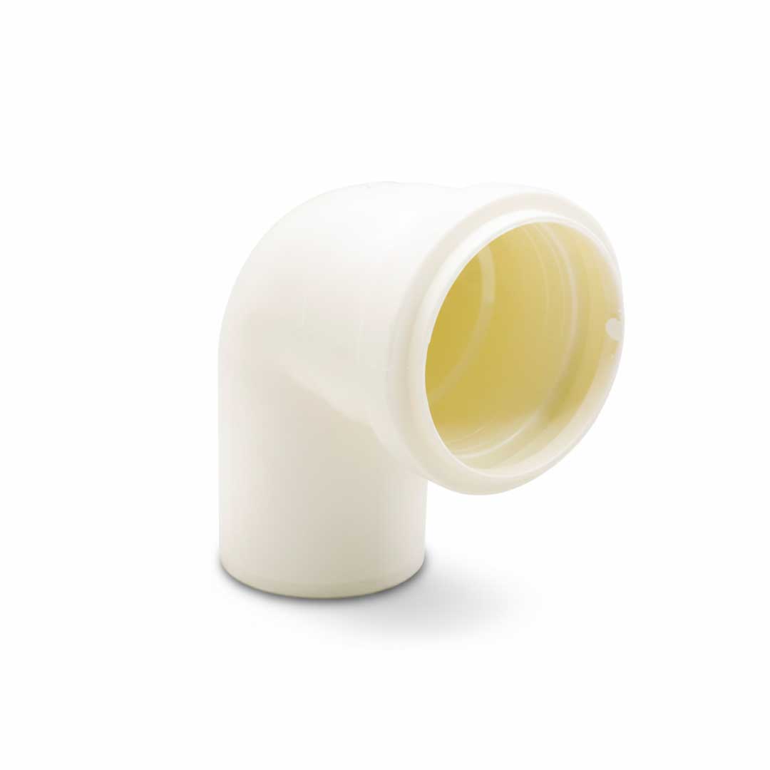 CODO 90 GRADOS 50MM BLANCO DE PVC KRONA K-617