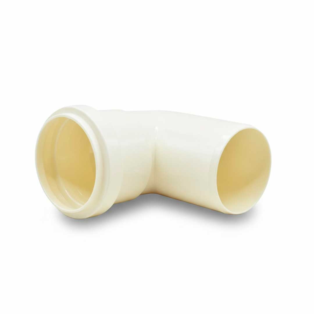 CODO 90 GRADOS 50MM BLANCO DE PVC KRONA K-617