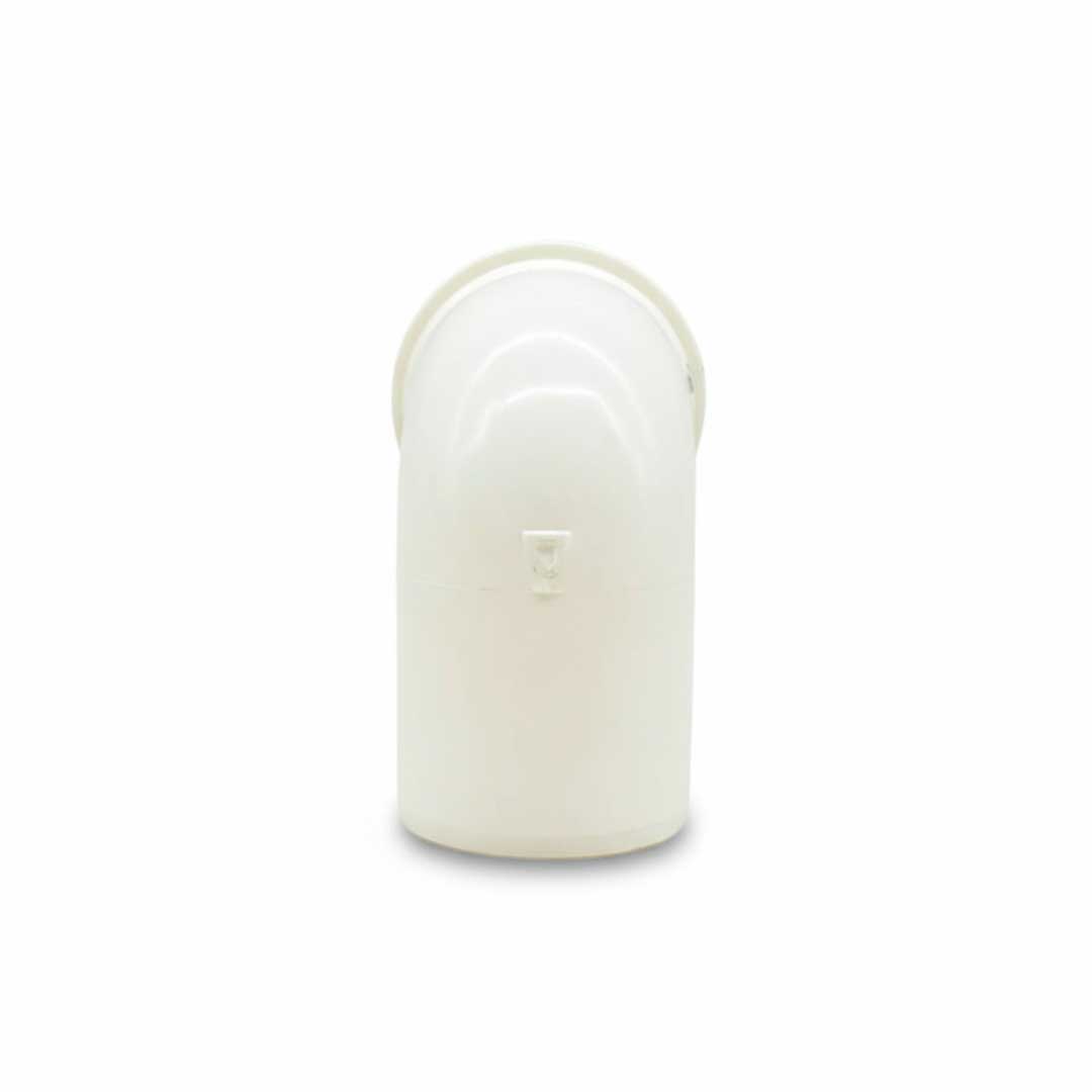 CODO 90 GRADOS 50MM BLANCO DE PVC KRONA K-617