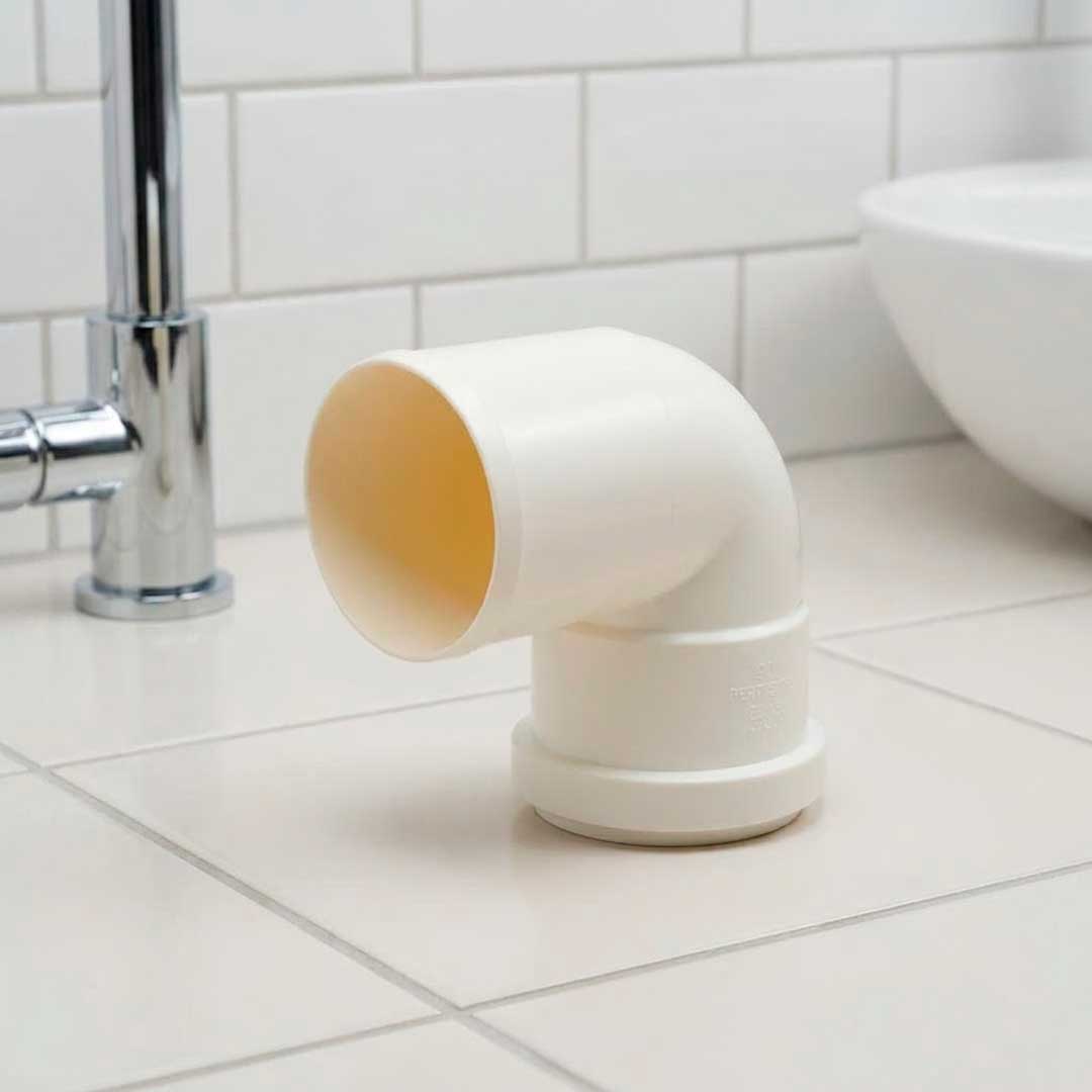 CODO 90 GRADOS 50MM BLANCO DE PVC KRONA K-617
