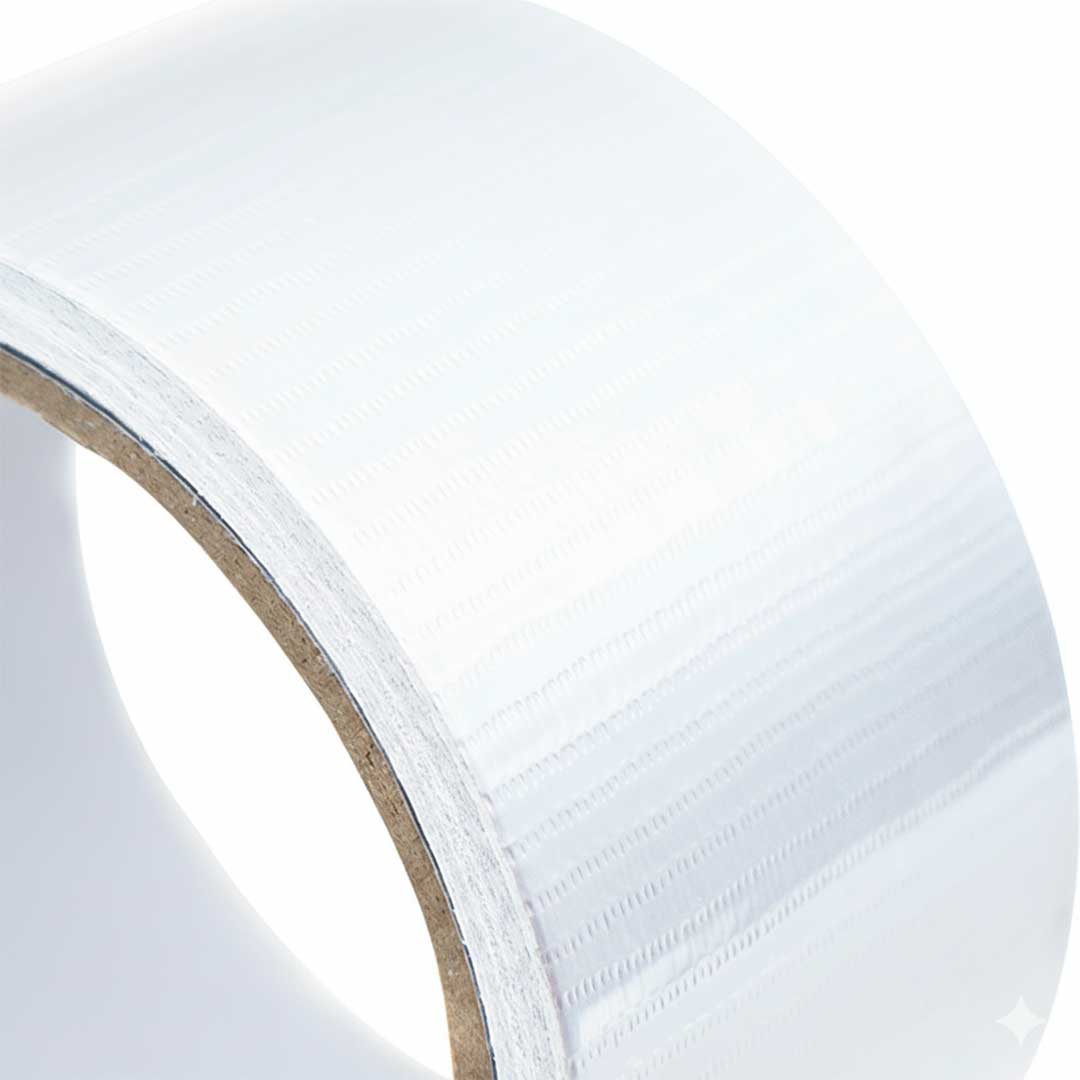 CINTA PATO 9 METROS COLOR BLANCA LH-1088