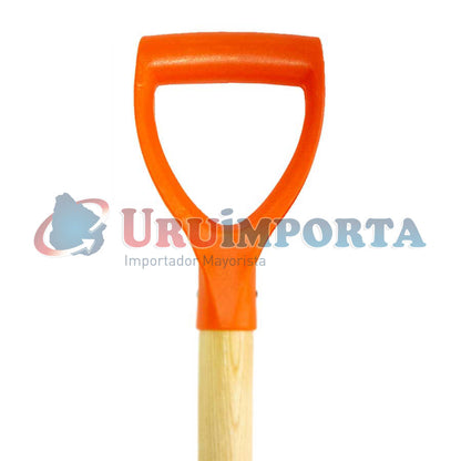CABO DE MADERA PARA PALA C/EMPUN PLASTICO LH-1255