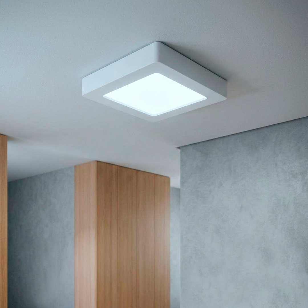 PLAFON 6W CUADRADO LUZ FRIA LED LIFE LH-1769