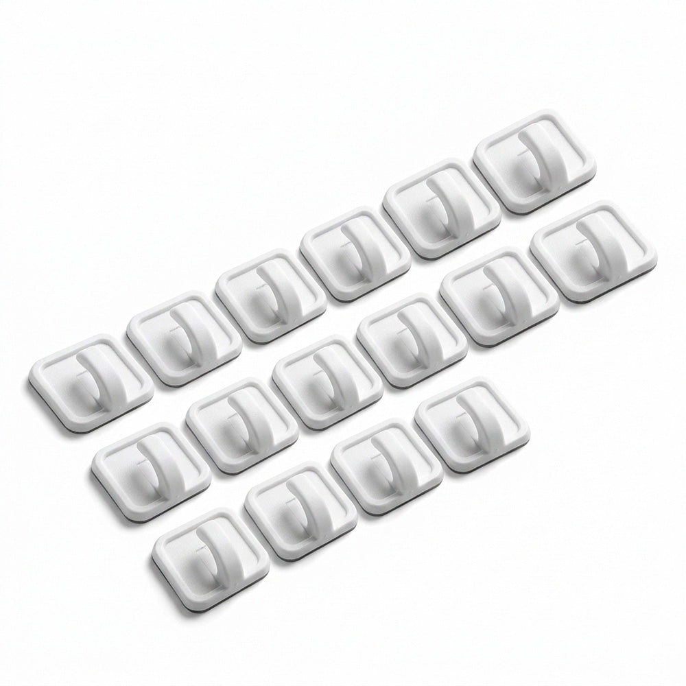 COLGADOR PLASTICO AUTOADHESIVO 16 UNIDADES LH-1215