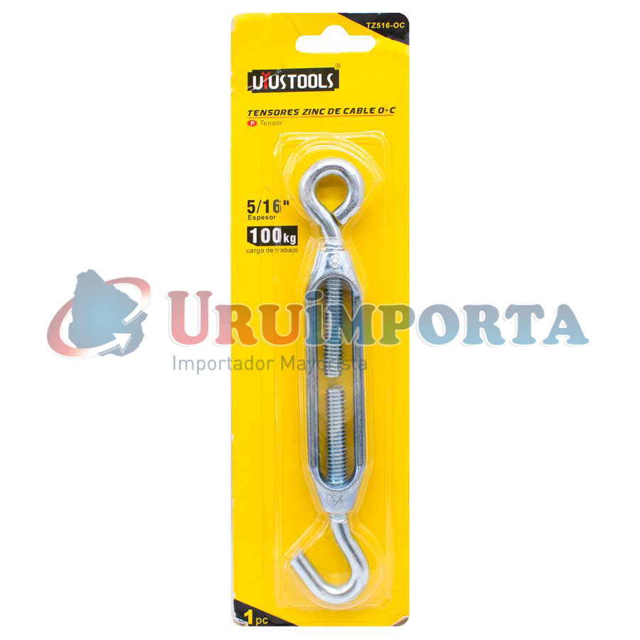 TENSOR 5/16″ ZINC DE CABLE O+C UYUSTOOLS TZ516-OC